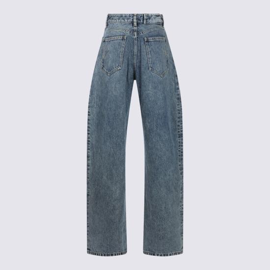 26FW 알라이아 데님 팬츠 AA9P1280D017C A29 HANDSAND WASH - ALAIA