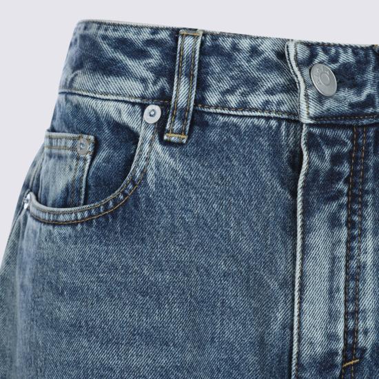 26FW 알라이아 데님 팬츠 AA9P1280D017C A29 HANDSAND WASH - ALAIA