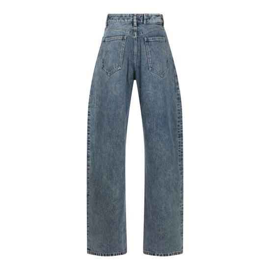 26FW 알라이아 데님 팬츠 AA9P1280D017C A29 HANDSAND WASH - ALAIA