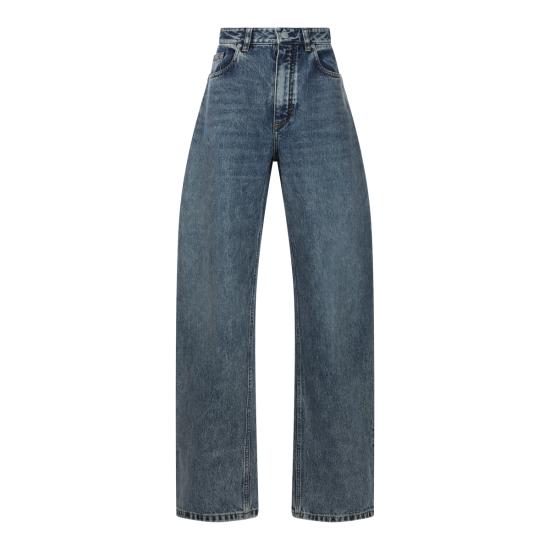 26FW 알라이아 데님 팬츠 AA9P1280D017C A29 HANDSAND WASH