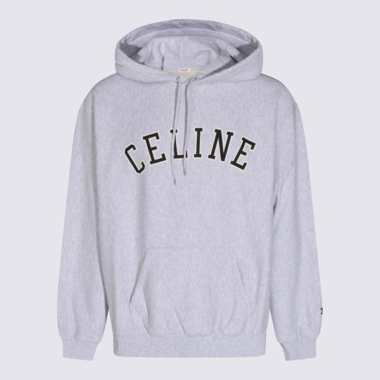 26FW 셀린느 후드 티셔츠 RY13Y1233 09NO GREY - CELINE