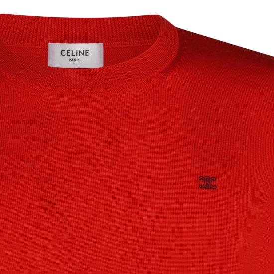 26FW 셀린느 스웨터 RY05K3G77 27PY RED - CELINE