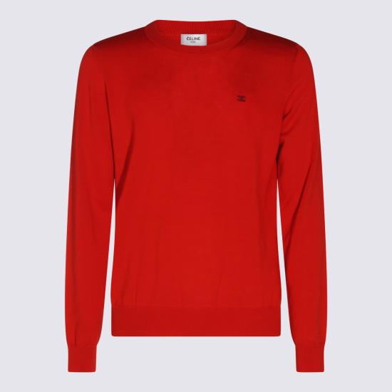 26FW 셀린느 스웨터 RY05K3G77 27PY RED - CELINE