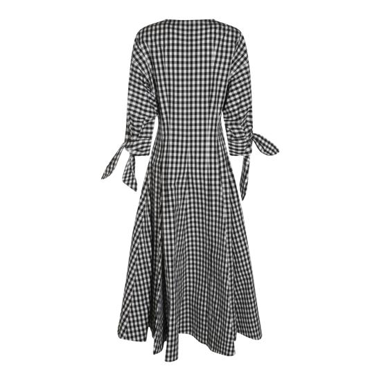 26FW 셀린느 롱 원피스 RR0LZ3R49 38IV NOIR IVOIRE - CELINE
