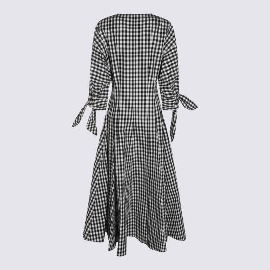 26FW 셀린느 롱 원피스 RR0LZ3R49 38IV NOIR IVOIRE - CELINE