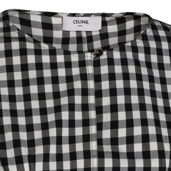 26FW 셀린느 롱 원피스 RR0LZ3R49 38IV NOIR IVOIRE - CELINE