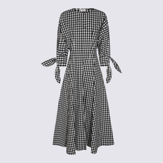 26FW 셀린느 롱 원피스 RR0LZ3R49 38IV NOIR IVOIRE - CELINE