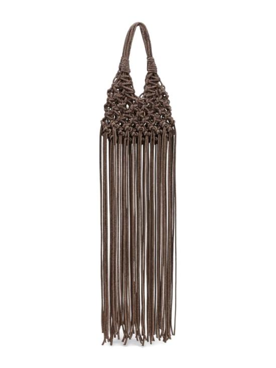 25FW 히보우라마 숄더백 VANNIFIQUEMINIPLUMES EMATITE Brown - HIBOURAMA