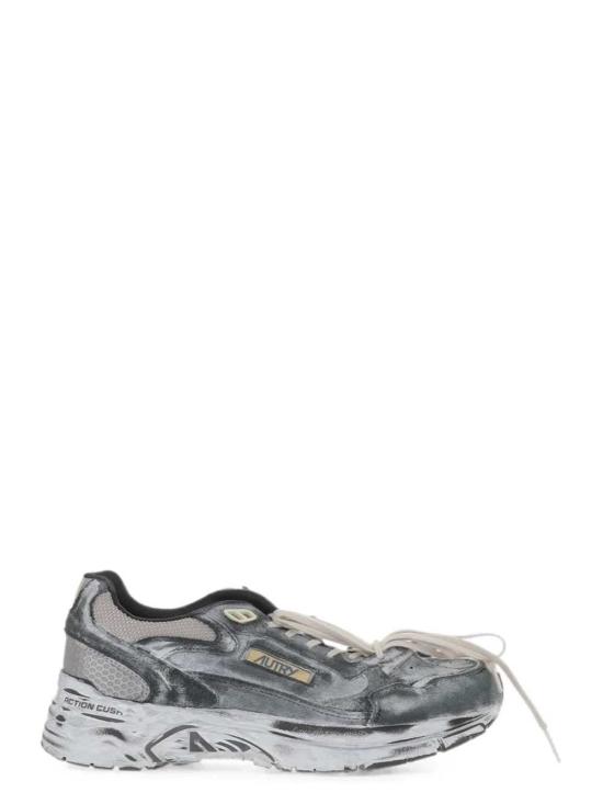 26FW 오트리 스니커즈 HVLMJB05 SUE MESH BLK SILV JB05