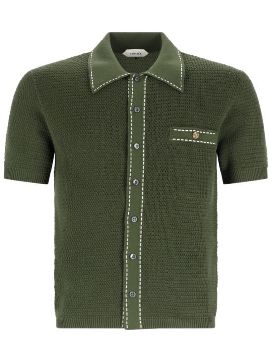 26SS 베르사체 반팔 셔츠 1023554 1A174071GM10 Green