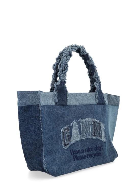  가니 토트백 B2110090 567 Blue - GANNI