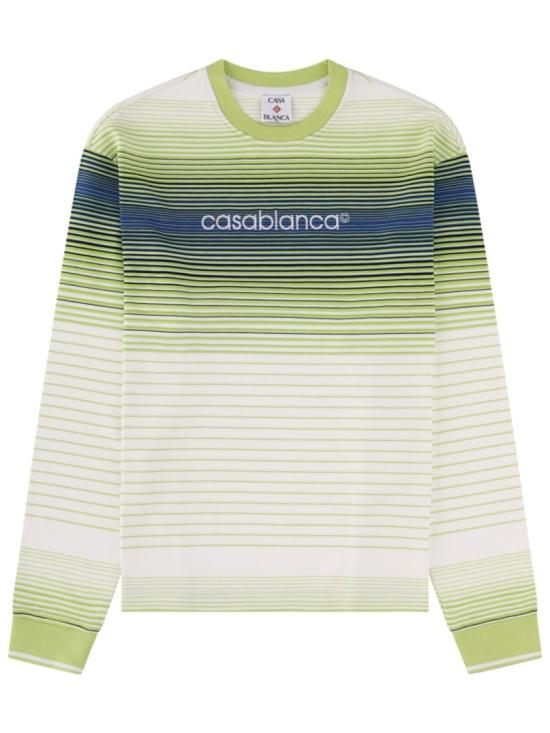 26SS 카사블랑카 긴팔 티셔츠 W SS26 JTP 511 01CASABLANCATEXT Multicolor