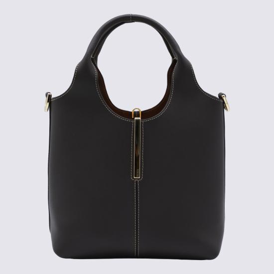 26FW 토즈 레더 미니 토트 쇼핑백 XBWEBRF0100 UBL783E PALISSANDRO MARRONE - TODS