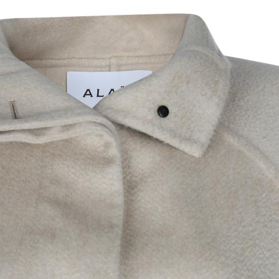 26FW 알라이아 코트 AA9M1207T500D 110 BEIGE - ALAIA