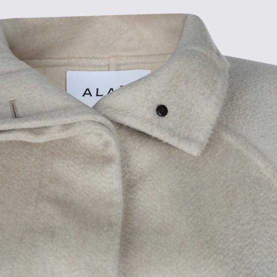 26FW 알라이아 코트 AA9M1207T500D 110 BEIGE - ALAIA