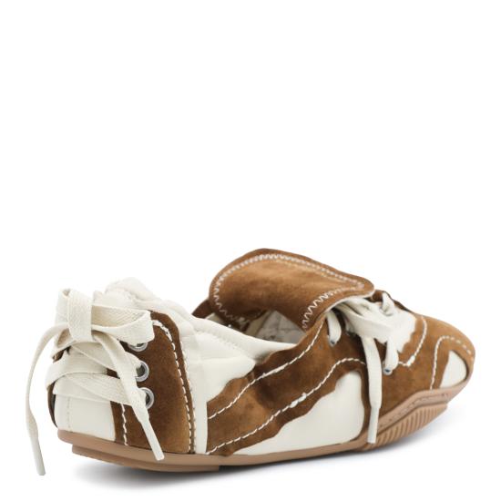 26FW 아크네 스튜디오 스니커즈 AD0941 DZ2 OFF WHITE BROWN - ACNE STUDIOS