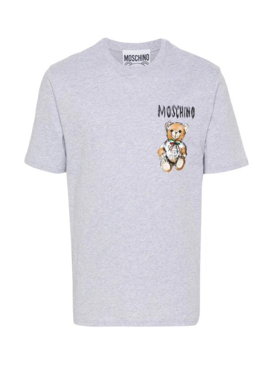 25FW 모스키노 반팔 티셔츠 ZZV071602411485 Grey