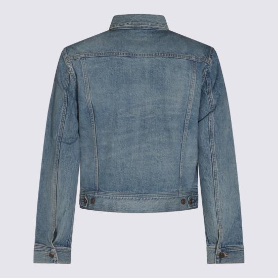 26FW 셀린느 데님 자켓 RV19V930F GDO5 LIGHT BLUE - CELINE