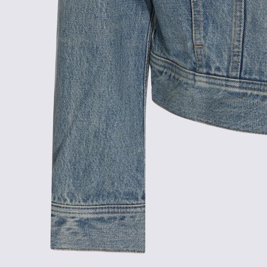 26FW 셀린느 데님 자켓 RV19V930F GDO5 LIGHT BLUE - CELINE
