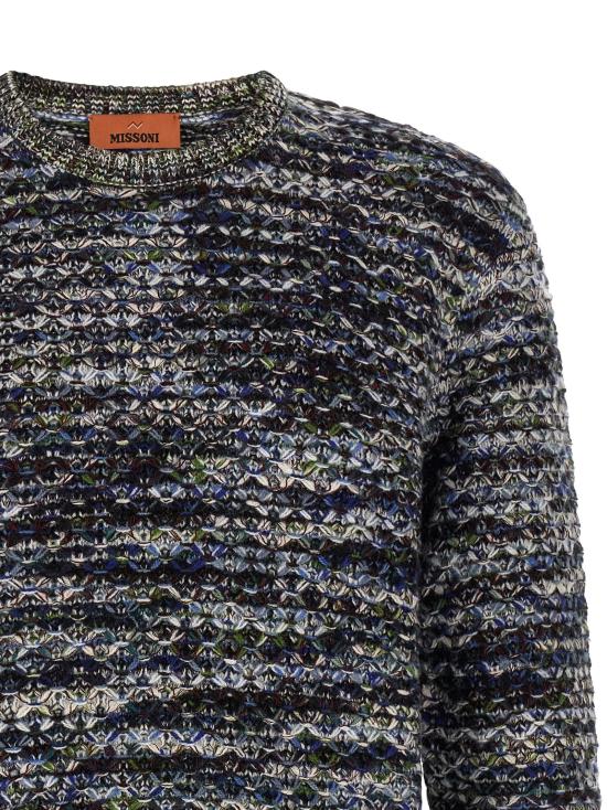 26FW 미소니 니트웨어 3D 프린팅 스웨터, 스웨터 및 가디건, 멀티컬러 - MISSONI