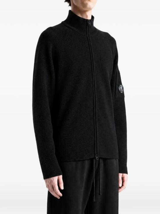26FW 씨피 컴퍼니 스웨터 21CMKN058A 110754A 999 Black - C.P. COMPANY
