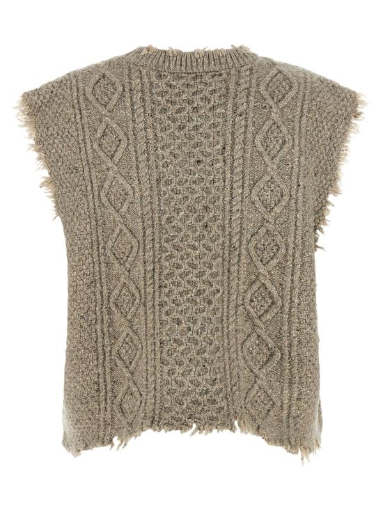 26FW 알13 베스트 R13WY228Y290ALIGHTHEATHERGREYTWEED Gray - R13