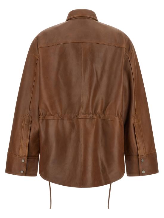 26FW 하이쿠레 블라우스 HEW06107PL008TPC0081 Brown - HAIKURE