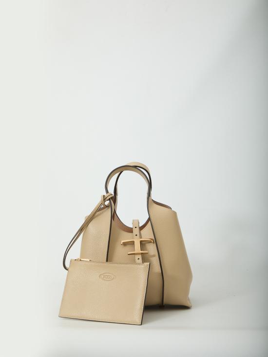 26FW 토즈 T 타임리스 미니 토트백 XBWTSBA9100 BEIGE - TODS