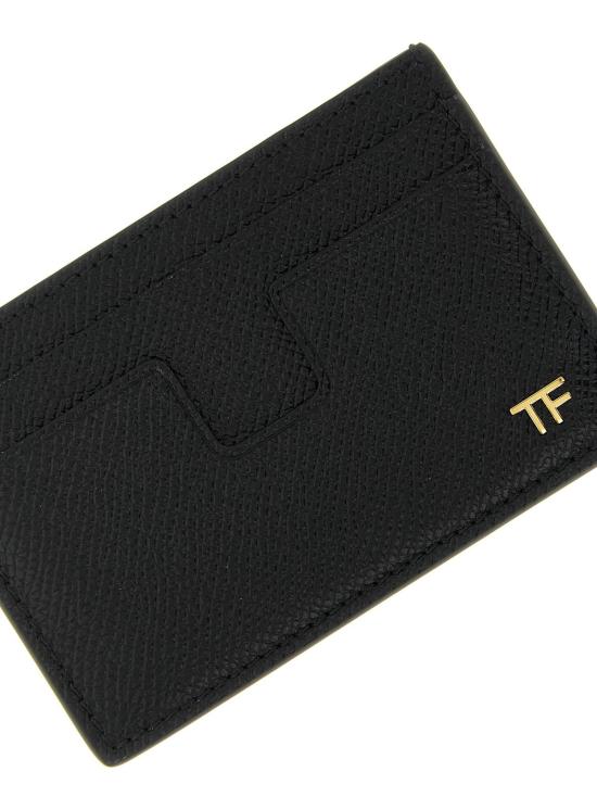  톰포드 남성지갑 톰 포드 송아지 가죽 카드홀더 블랙 - TOMFORD