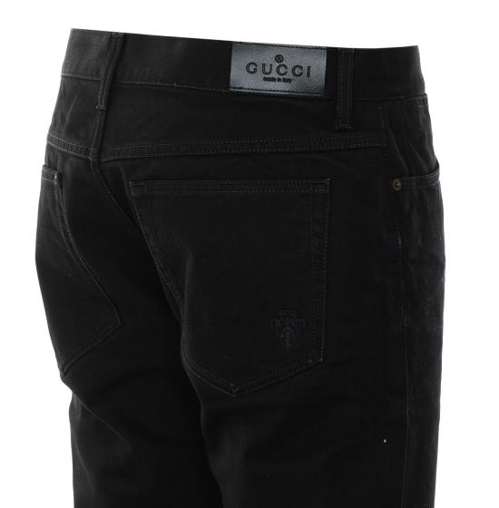 26FW 구찌 스트레이트 팬츠 875568 XDDHX1000 Black - GUCCI