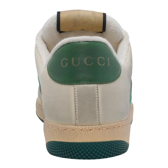 26FW 구찌 스크리너 GG 캔버스 디스트레스드 스니커즈 546551 9Y9209666 Beige - GUCCI
