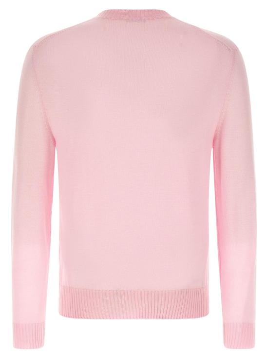  질샌더 가디건 질 샌더 버진 울 스웨터 핑크 - JIL SANDER