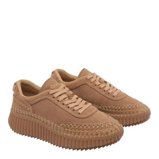 26FW 끌로에 스니커즈 CHC24A00RMS 20R Beige - CHLOE