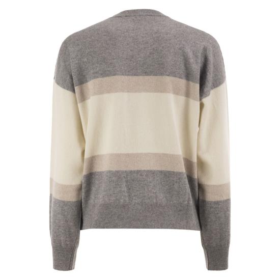 26FW 페세리코 스웨터 A99862F12 GREY BEIGE - PESERICO
