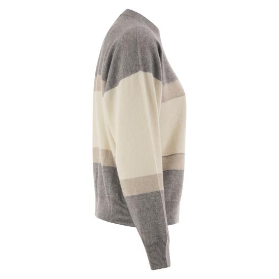 26FW 페세리코 스웨터 A99862F12 GREY BEIGE - PESERICO