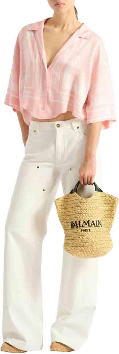26FW 발망 토트백 10111608258846 BEIGE - BALMAIN