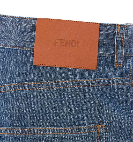 26FW 펜디 숏팬츠 FLP861 AW8HF0QB0 Blue - FENDI