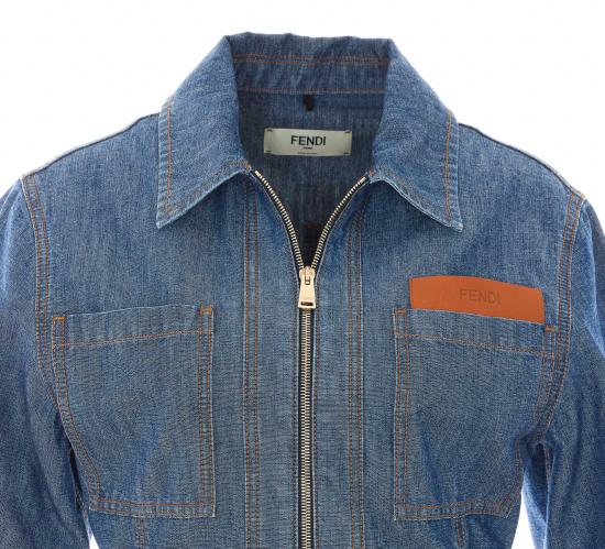 26FW 펜디 미디 원피스 FLD576 AW8HF0QB0 Blue - FENDI