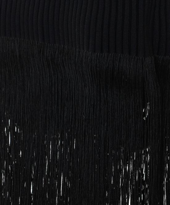 26FW 알라이아 미디 스커트 AA9J2574K217D 995 BLACK - ALAIA