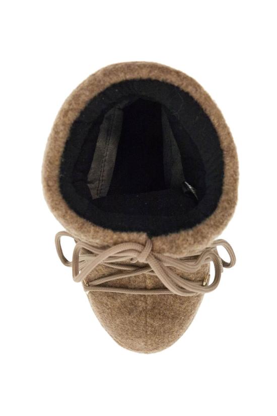 25FW 문부츠 아이콘 나일론 로우 부츠 80D1409590 L017 Beige - MOON BOOT