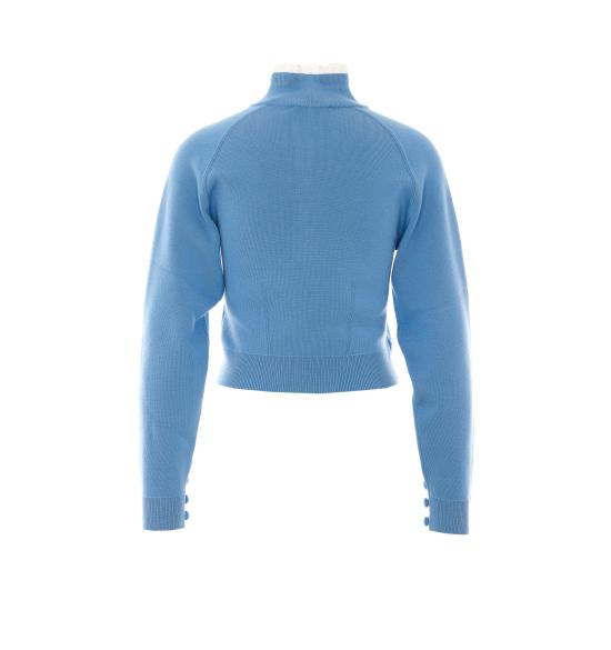 26FW 끌로에 스웨터 CH26AMP01600 40R BLUE - CHLOE