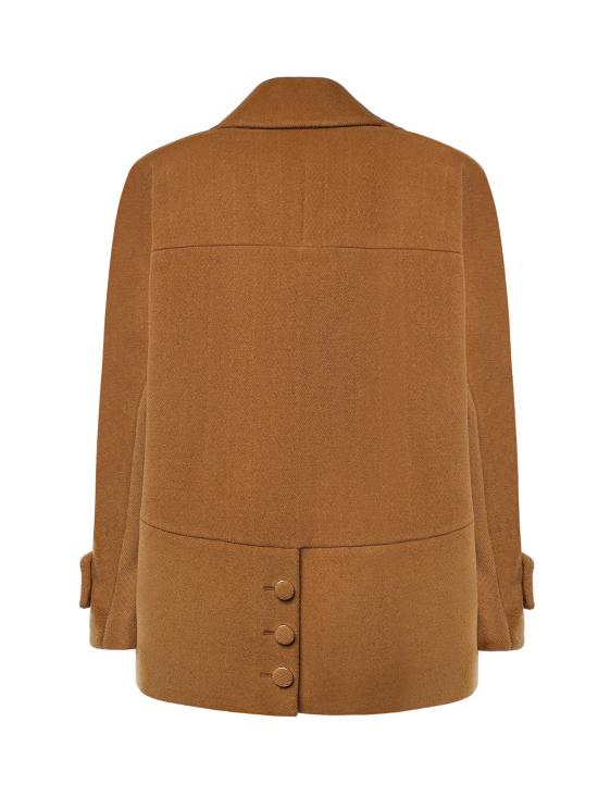26FW 끌로에 코트 CH26AMA06077 212 DUSTY CAMEL - CHLOE