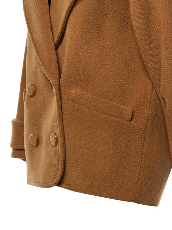 26FW 끌로에 코트 CH26AMA06077 212 DUSTY CAMEL - CHLOE