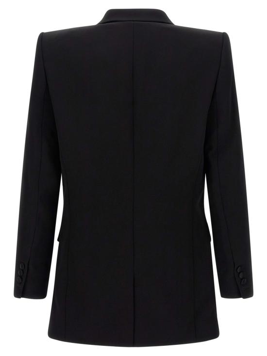  발망 수트 자켓 싱글 브레스티드 아워글래스 블레이저 블랙 - BALMAIN