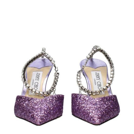  지미추 샌들 사에다 85 스틸레토 힐  퍼플 - JIMMY CHOO
