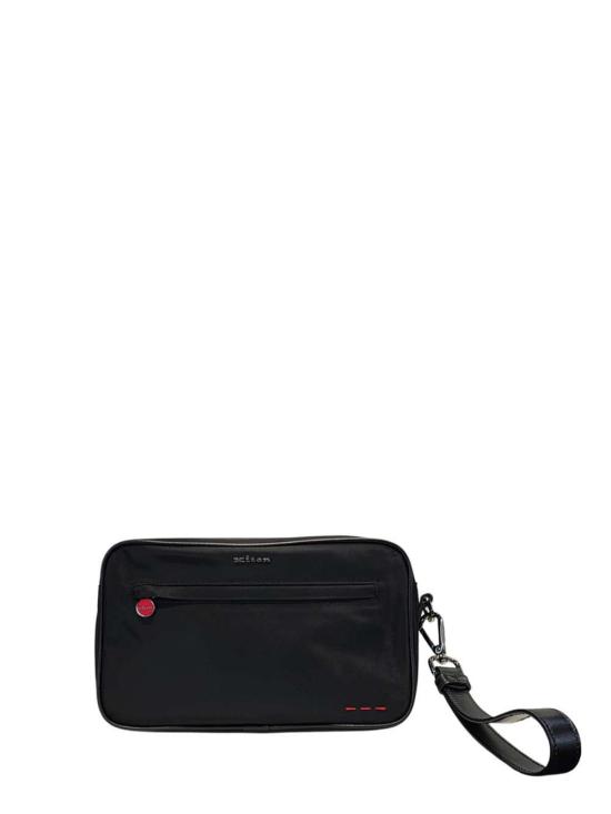 26FW 키톤 가죽소품 UBA0052N012700100G NERO
