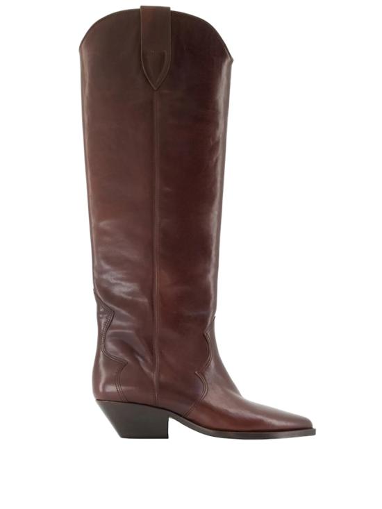 26FW 이자벨마랑 DENVEE 덴비 레더 웨스턴 부츠 BT0001FA D3A33S 50MY MAHOGANY