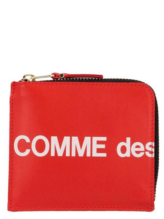  꼼데가르송 지갑 Comme Des Garçons 소가죽 카드홀더 레드