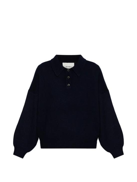 26FW 리사 양 긴팔 티셔츠 2026054NAVY Blue