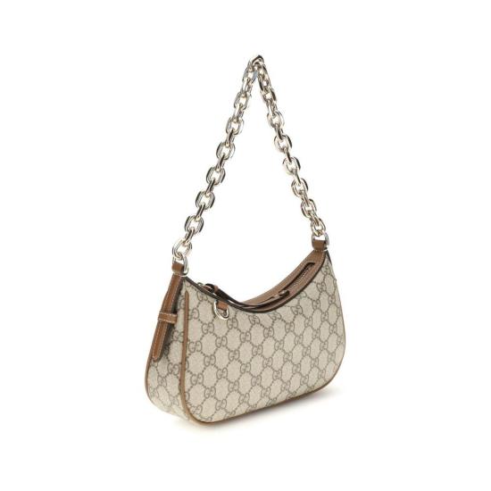 26FW 구찌 가방 GG 엠블럼 스몰 숄더백 베이지 - GUCCI